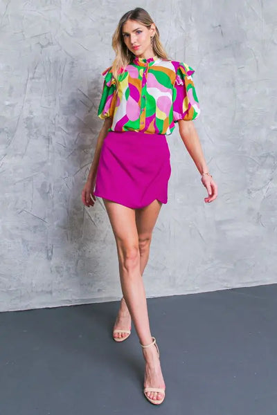 Colorful Summer Top