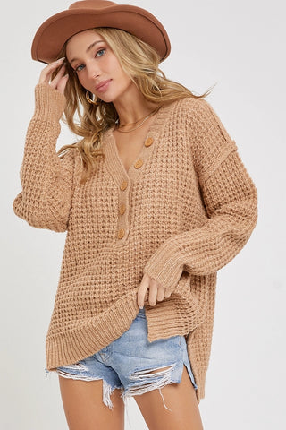 Preorder: Waffle Sweater