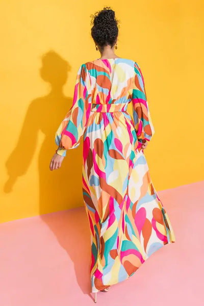 Color Up Maxi Dress