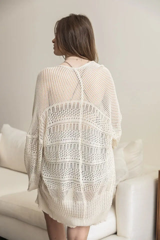 Netted Cardigan