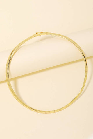 Gold Dipped Snake Chain Necklace