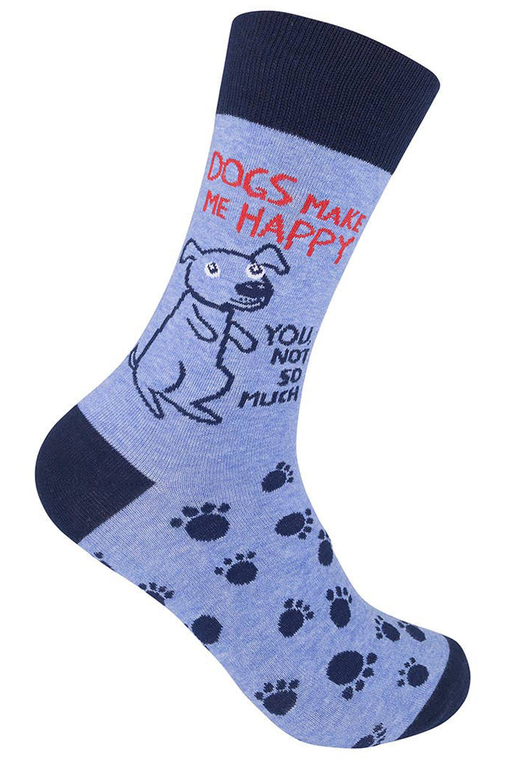 Dogs Make Me Happy Socks